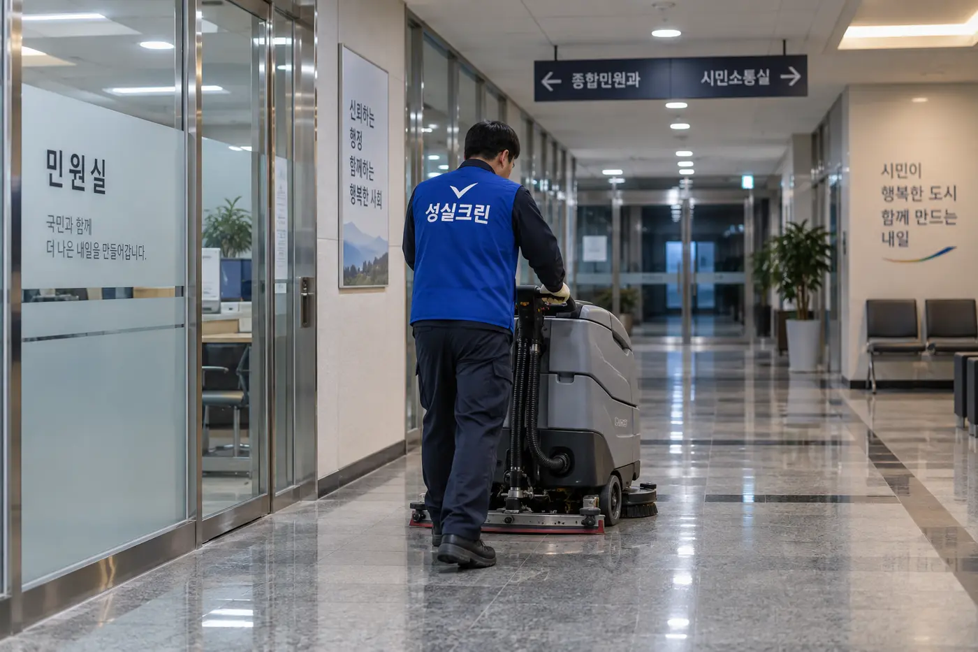 미사 관공서청소 정기관리 현장
